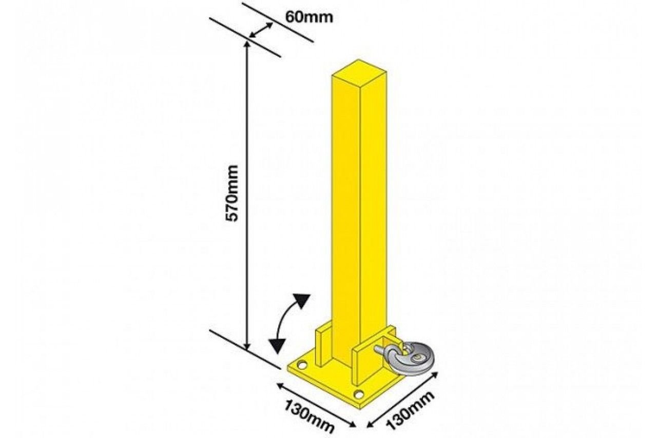 Pilona abatible modelo YEL