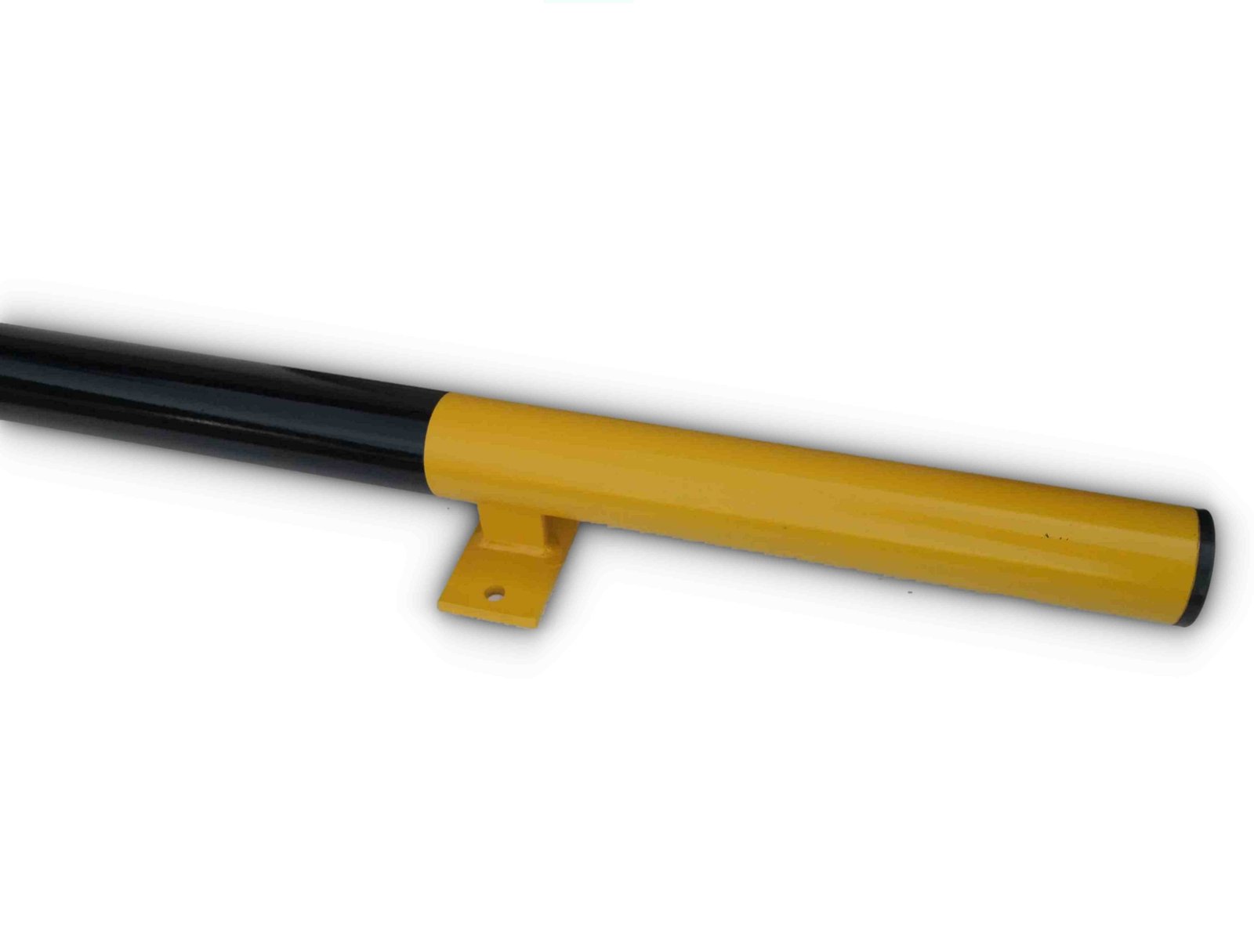 Tope de parking para coches con aplaca para atornillar