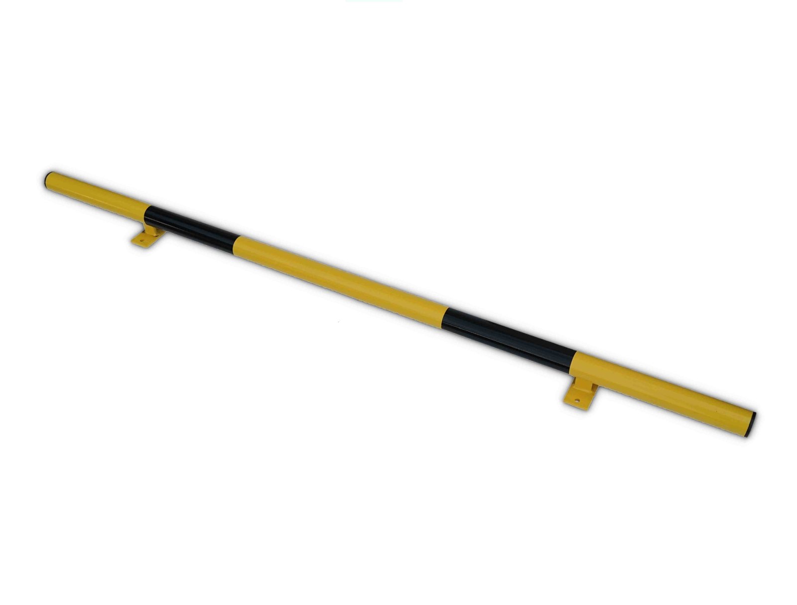 Tope de parking para coches con aplaca para atornillar