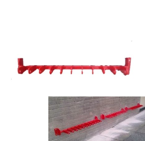 Aparca patinetes o scooter electrico de acero para pared