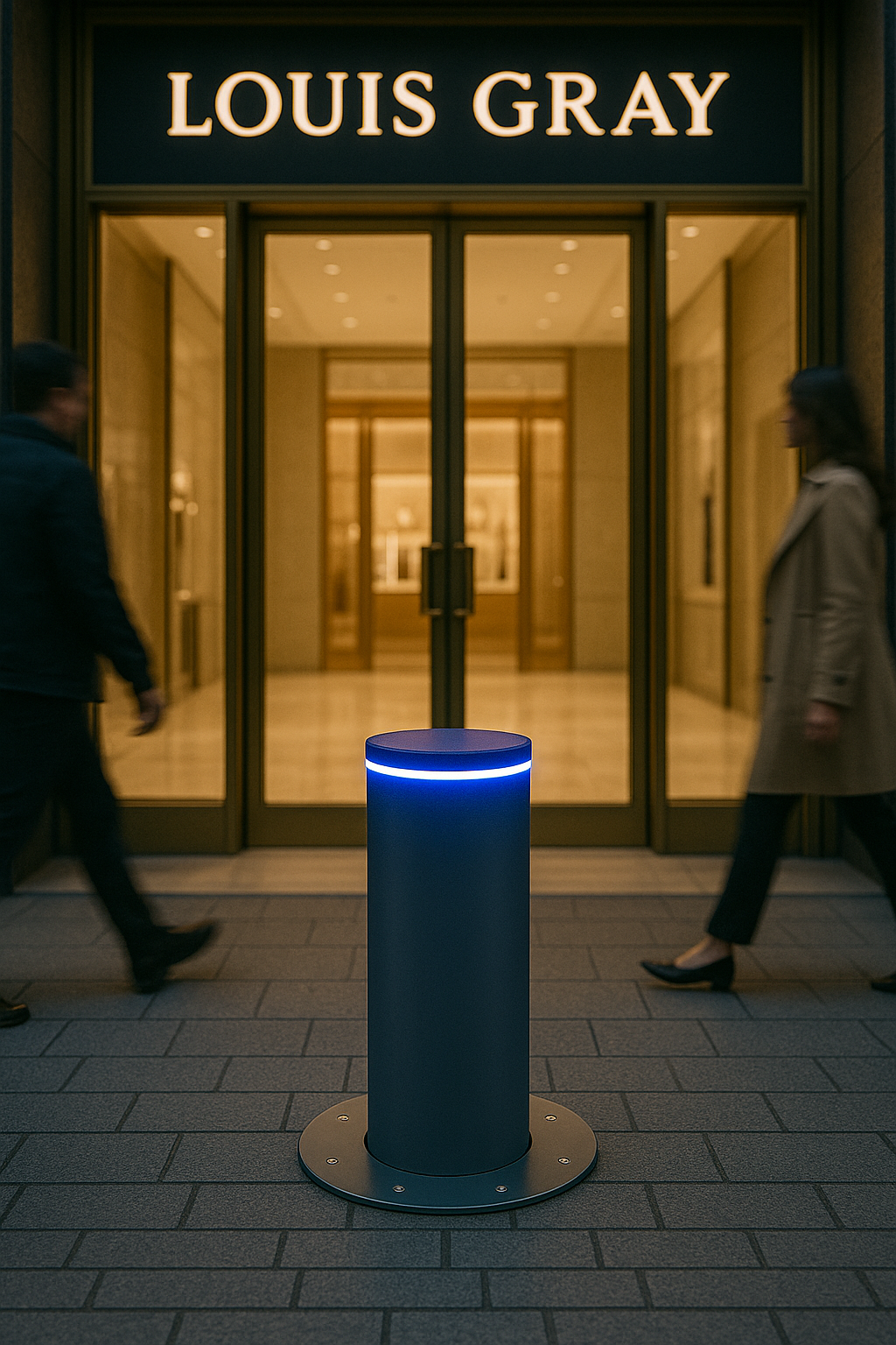 Dissuasore automatico Impact 220 Ø220mm H500mm | Colore personalizzabile